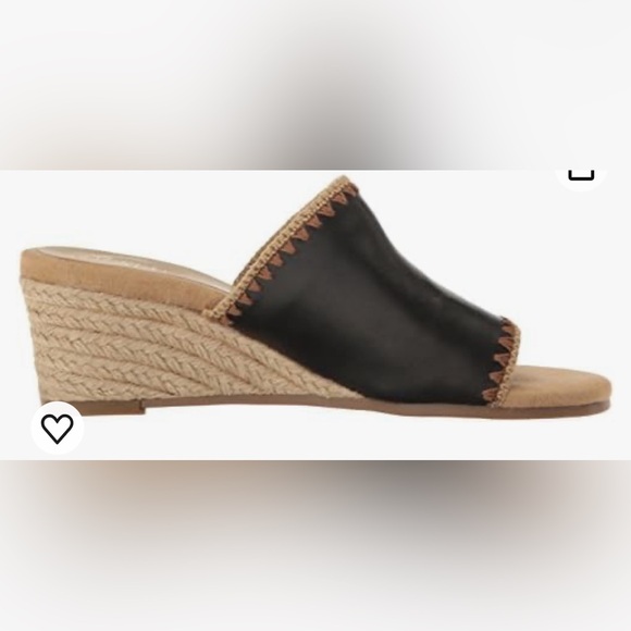 Aerosole’s Leather Wedge Slide Sandals - Picture 8 of 8